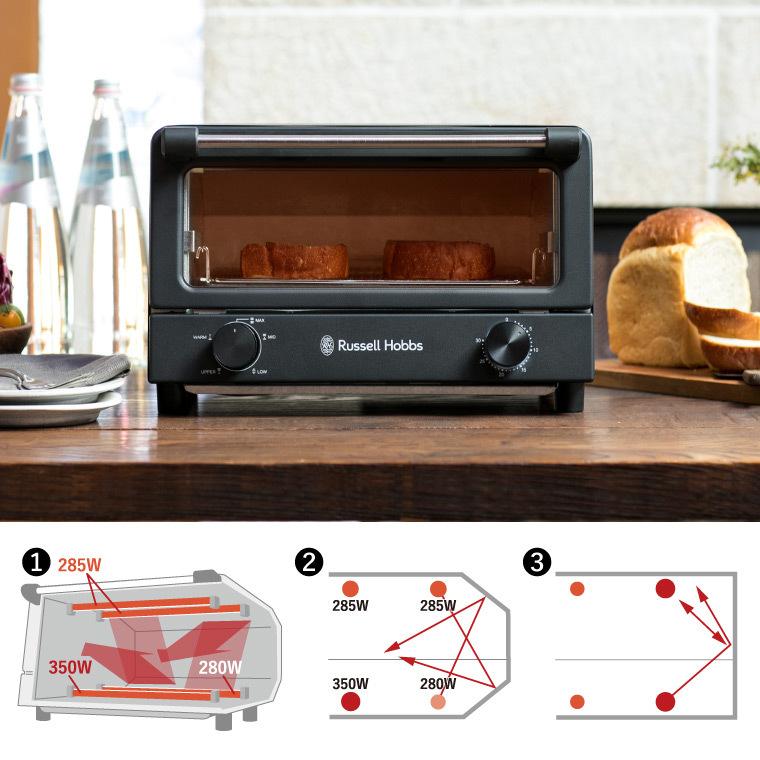 RUSSELL HOBBS（ラッセルホブス） オーブントースター ステンレス