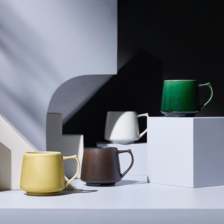 cores コレス キキマグ KIKI MUG C811GR C811BK C811WH C811YL C811RD C811CA 送料無料 / マグカップ コーヒーカップ ティーカップ 美濃焼 磁器 電子レンジ可 | cores | 07