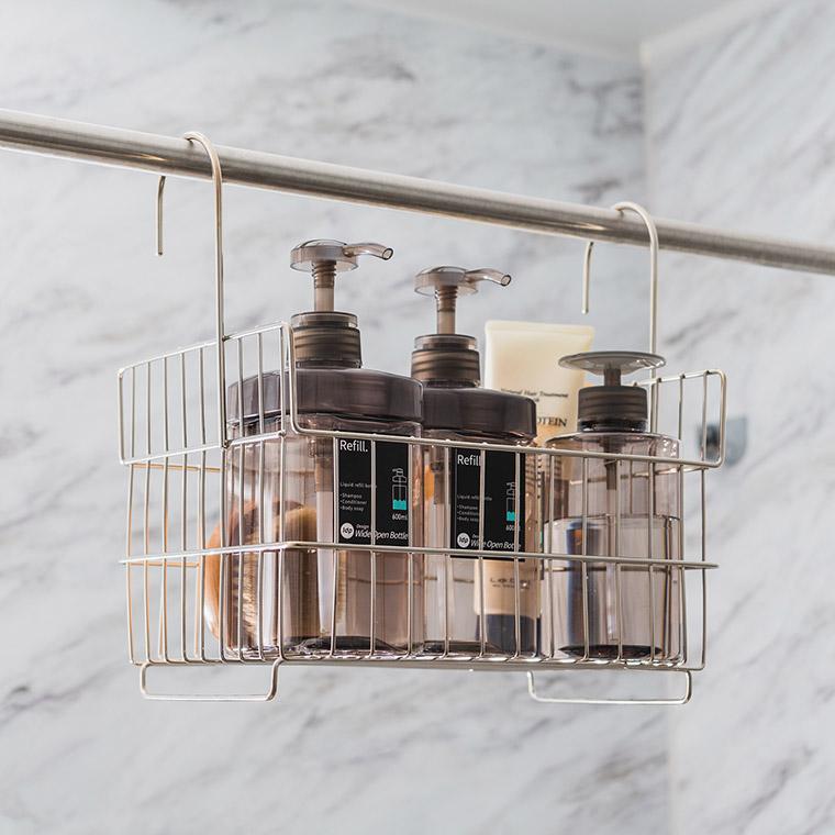 お風呂用 抗菌おもちゃバスケット ステンレス SI-515029S 送料無料