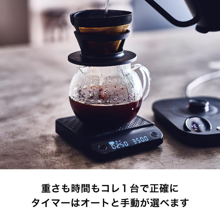 cores コレス コーヒースケール C100 送料無料 / ハンドドリップ 0.1g単位 2kg オートタイマー機能 計量器 防水 お菓子作り USB充電 | cores | 03