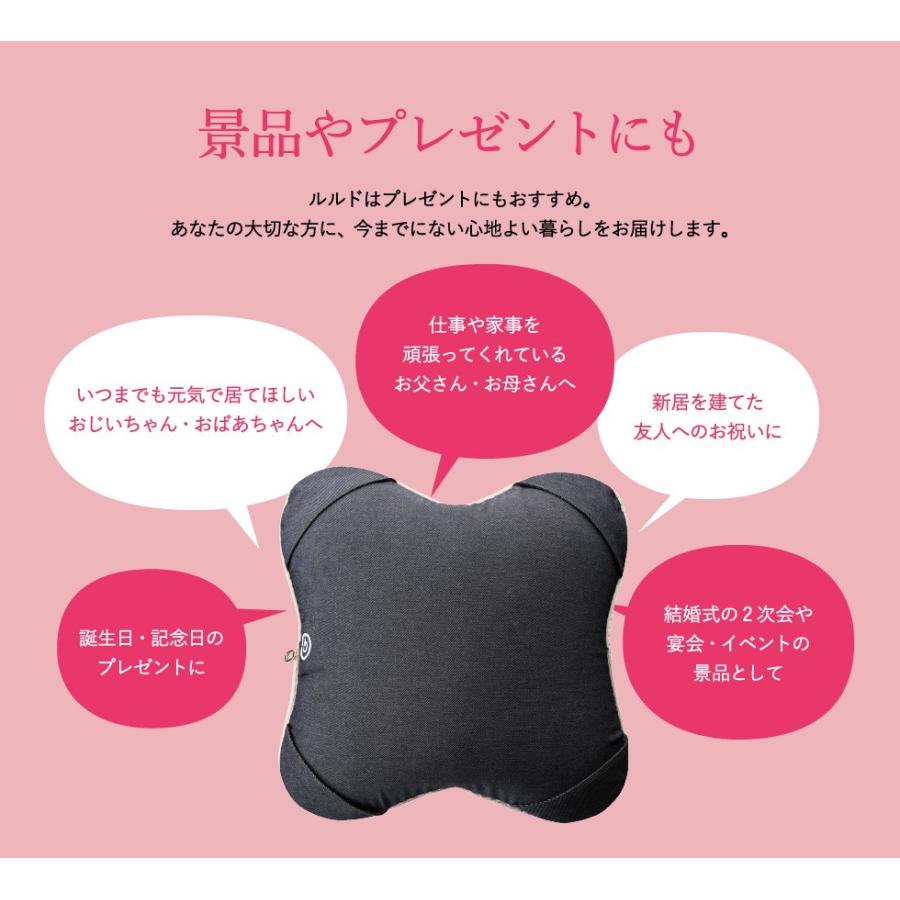 ルルド 【送料無料】 ルルド マッサージクッションダブルもみVW (AX