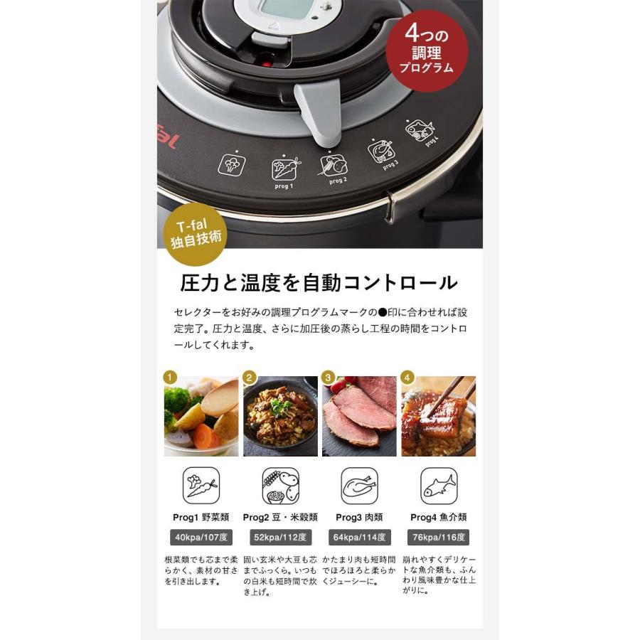 T-fal experience ティファール エクスペリエンス＋ 圧力鍋 6L IH対応