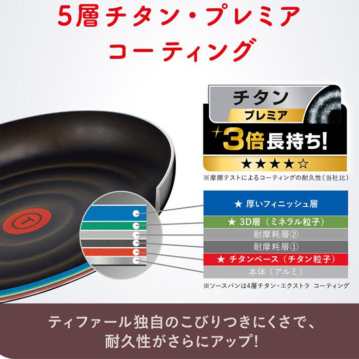インジニオ・ネオ ティファール フライパン 6点セット t-fal