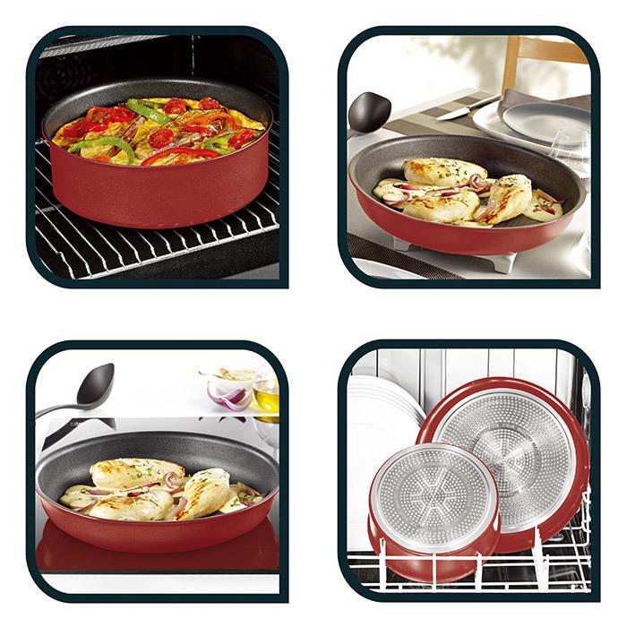 インジニオ・ネオ ティファール フライパン 6点セット t-fal IHルビー