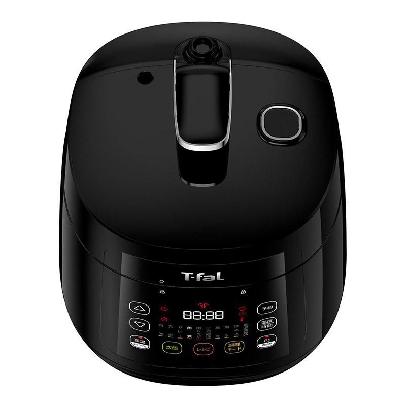 ティファール T-fal 電気圧力鍋 ラクラ・クッカー コンパクト ブラック