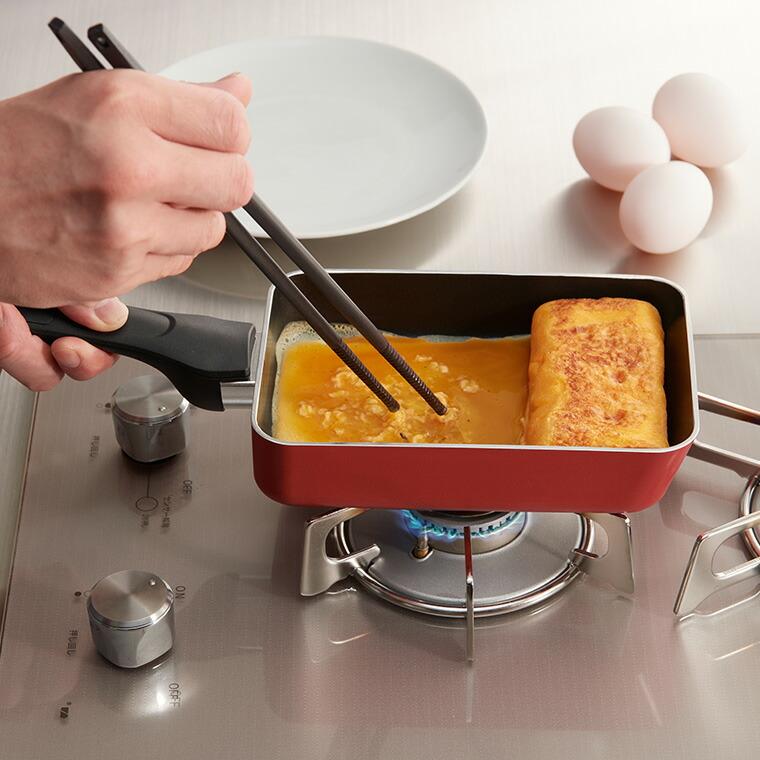 T-fal ティファール クランベリーレッド エッグロースター 12