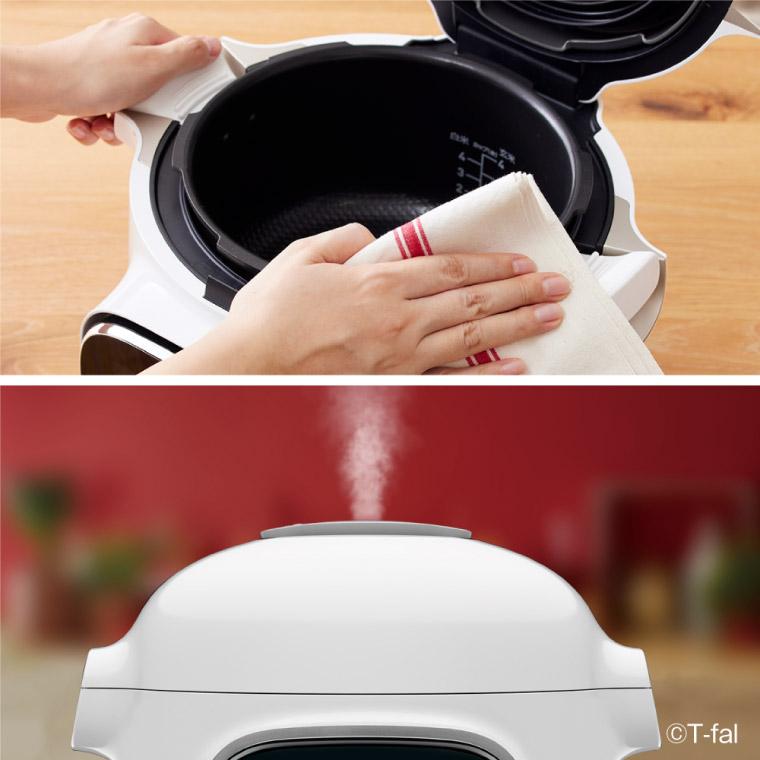 クックフォーミー ティファール T-fal タッチ ホワイト 3L クックフォーミー ティファール T-fal タッチ ホワイト 3L
