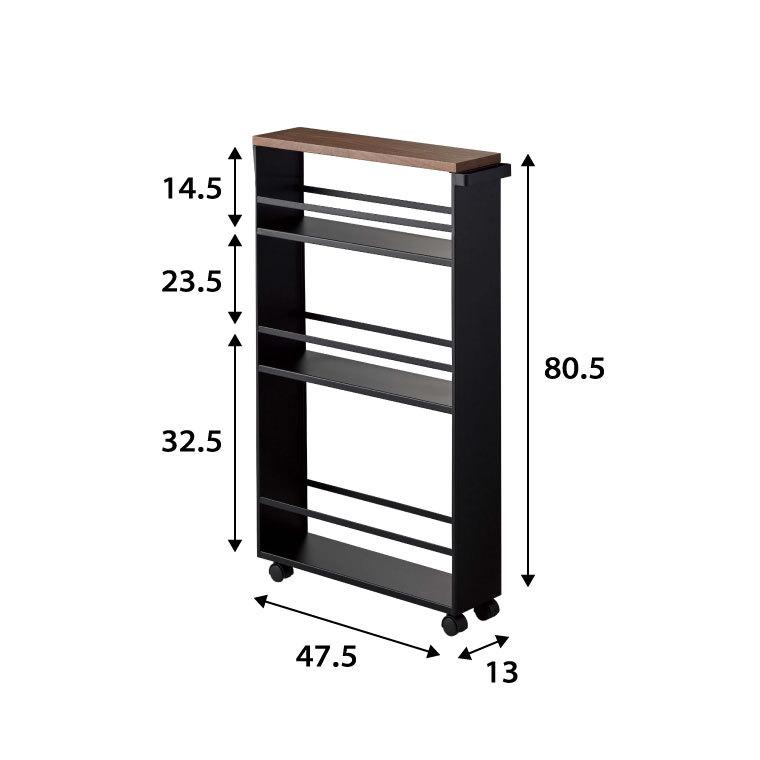 tower 山崎実業 ハンドル付きスリムワゴン タワー キッチン 公式