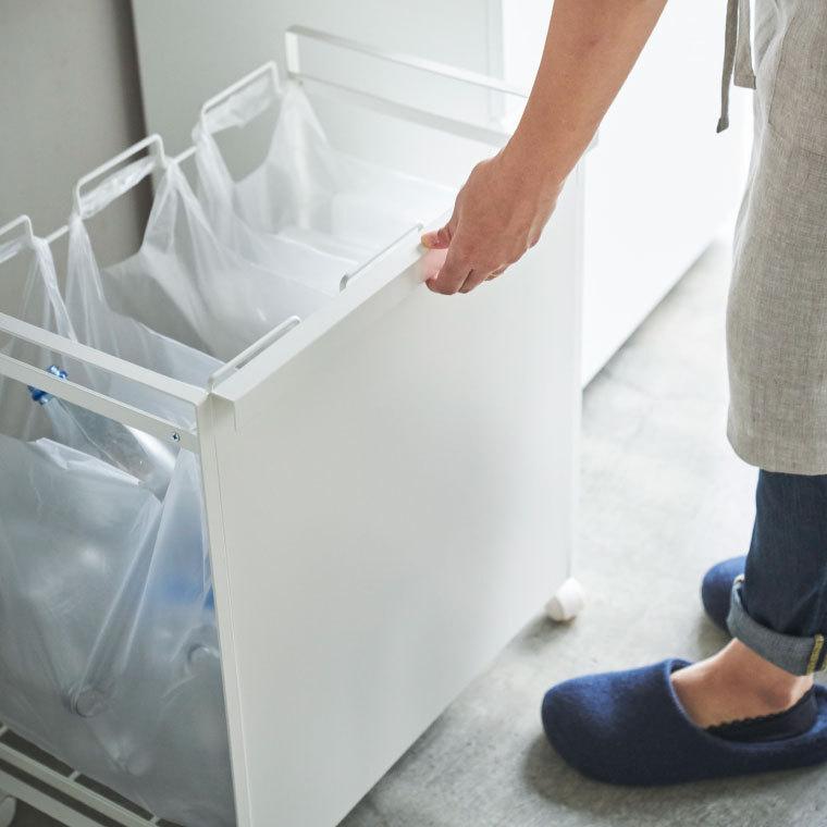 tower 山崎実業 目隠し分別ダストワゴン 3分別 タワー ゴミ箱 公式