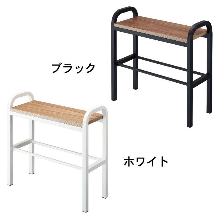 tower 山崎実業 立ちやすいベンチシューズラック タワー 公式 ホワイト ブラック 4787 4788 送料無料 / 玄関収納 玄関ベンチ 靴立て タワーシリーズ | tower | 07