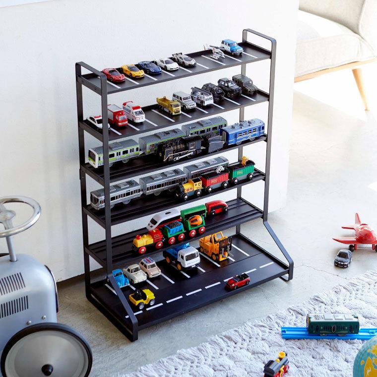 tower 山崎実業 ミニカー＆レールトイラック タワー 公式 ホワイト