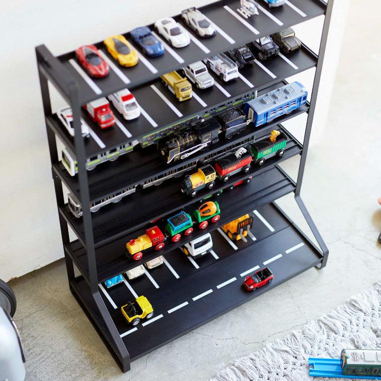 tower 山崎実業 ミニカー＆レールトイラック タワー 公式 ホワイト