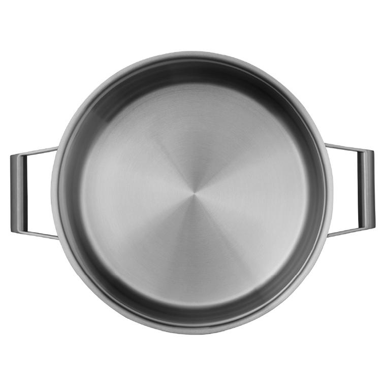 WMF コンフォートライン ハイキャセロール 両手鍋 20cm W0729206040 IH対応 ガス火対応 送料無料 / ガラス蓋付き 目盛り付き 食洗機対応 JGSの画像