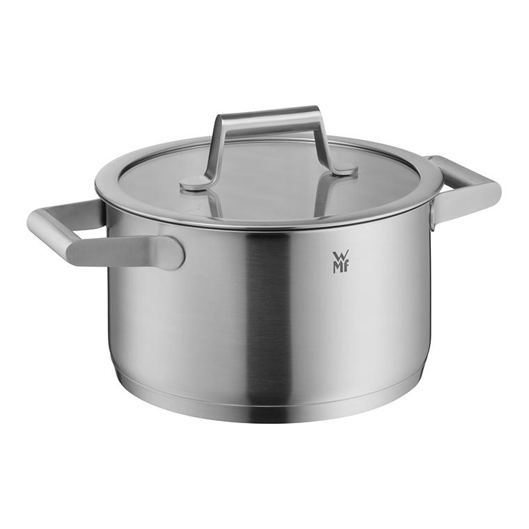 WMF コンフォートライン ハイキャセロール 両手鍋 20cm W0729206040 IH対応 ガス火対応 送料無料 / ガラス蓋付き 目盛り付き 食洗機対応 JGSの画像
