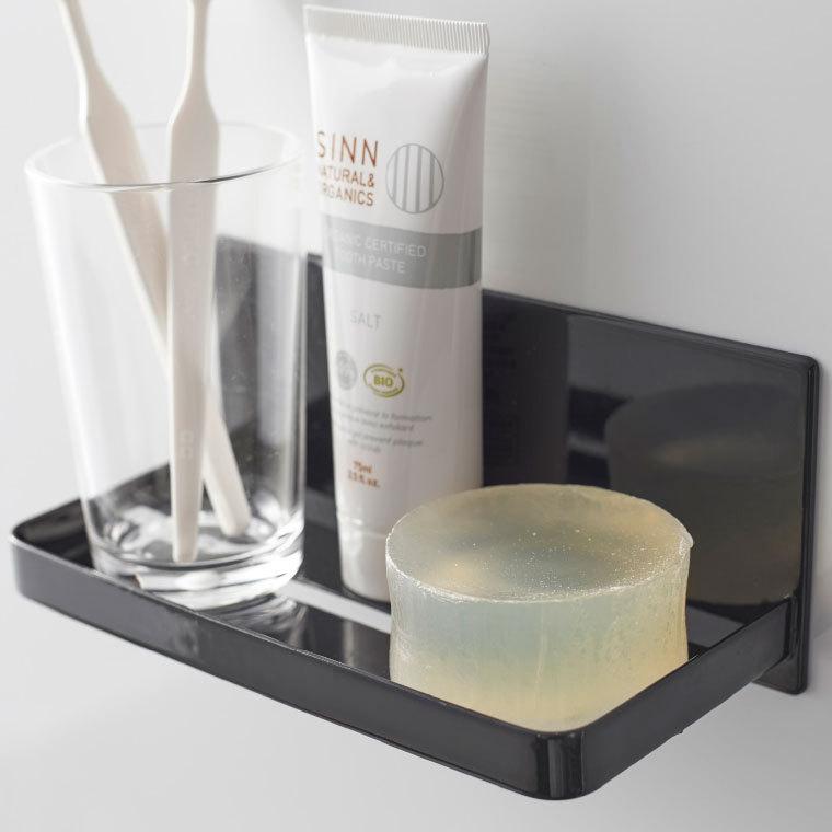 tower 山崎実業 マグネットバスルームラック タワー キッチン 公式 ホワイト/ブラック 送料無料 バスラック 棚 磁石 壁掛け バスルーム収納 | tower | 01