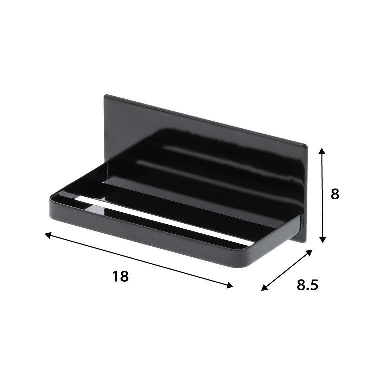 tower 山崎実業 マグネットバスルームラック タワー キッチン 公式 ホワイト/ブラック 送料無料 バスラック 棚 磁石 壁掛け バスルーム収納 | tower | 08
