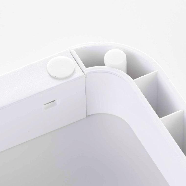 tower 山崎実業 シンク下 伸縮鍋蓋＆フライパンスタンド タワー キッチン 公式 ホワイト/ブラック フライパン収納 鍋フタ シンク下収納 送料無料 | tower | 06