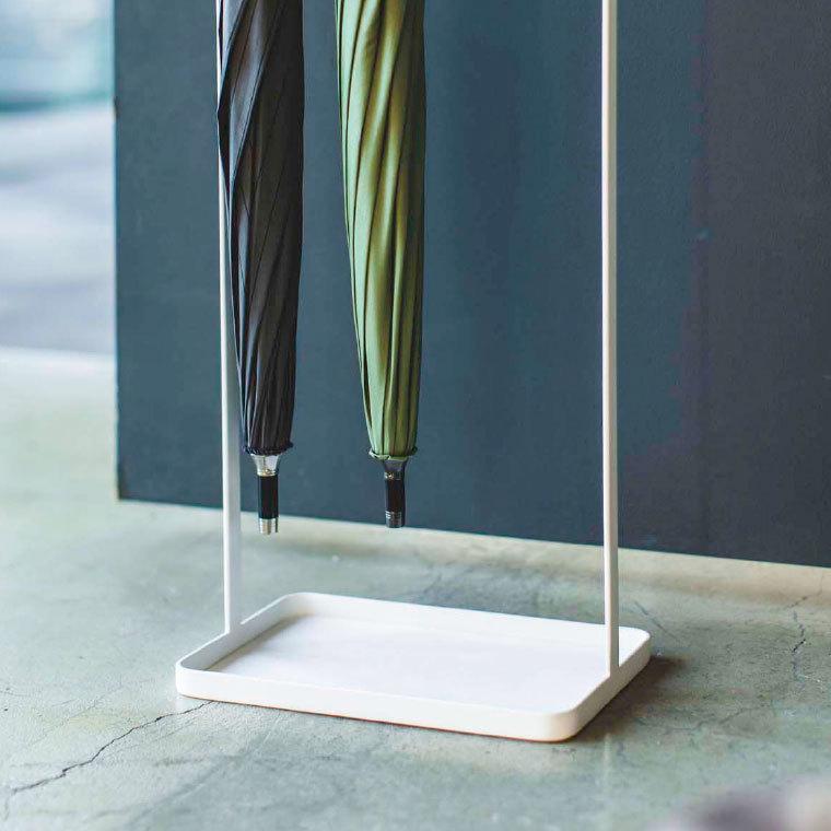 tower 山崎実業 引っ掛けアンブレラスタンド タワー 傘立て 公式 ホワイト/ブラックスリム 玄関収納 折り畳み傘収納 フック付き 送料無料 | tower | 04