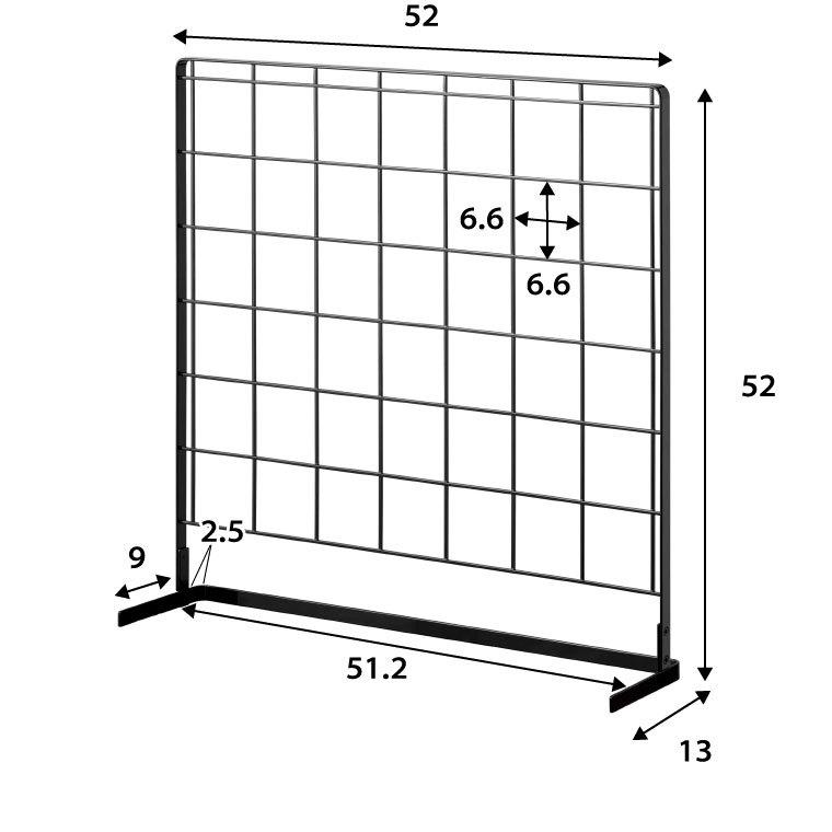 tower 山崎実業 キッチン自立式メッシュパネル タワー ホワイト/ブラック ワイヤーパネル ネット 収納 フック 調理器具収納 送料無料｜patie｜07