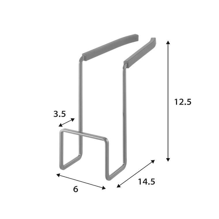 tower 山崎実業 蛇口にかけるスポンジホルダー タワー キッチン 公式 ホワイト/ブラック スポンジ置き スポンジラック タワシ置き 吊り下げ シンク収納 | tower | 08
