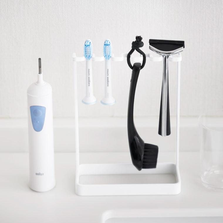 tower 山崎実業 歯ブラシスタンド 5連 タワー お風呂 公式 ホワイト