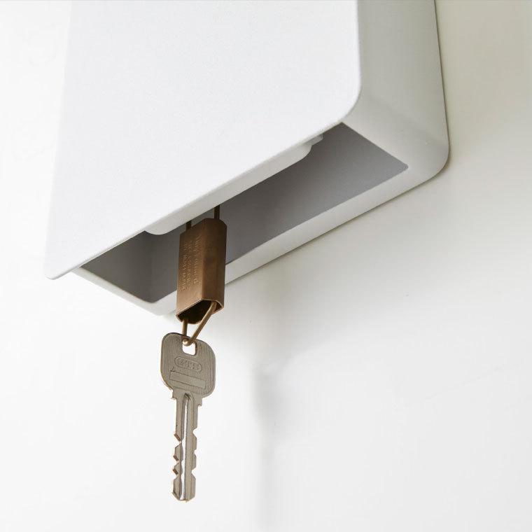 tower 山崎実業 マグネットキーフック２段 タワー 文具 公式 ホワイト/ブラック 送料無料 鍵 カギ 玄関収納 玄関扉 キーフック | tower | 05