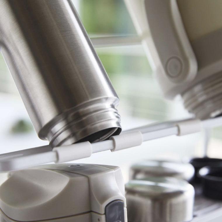 tower 山崎実業 ワイドジャグボトルスタンド タワー キッチン 公式 ホワイト/ブラック 5409 5410 水切りかご 水切りラック 送料無料 | tower | 14