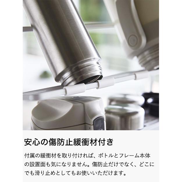 tower 山崎実業 ワイドジャグボトルスタンド タワー キッチン 公式 ホワイト/ブラック 5409 5410 水切りかご 水切りラック 送料無料 | tower | 09