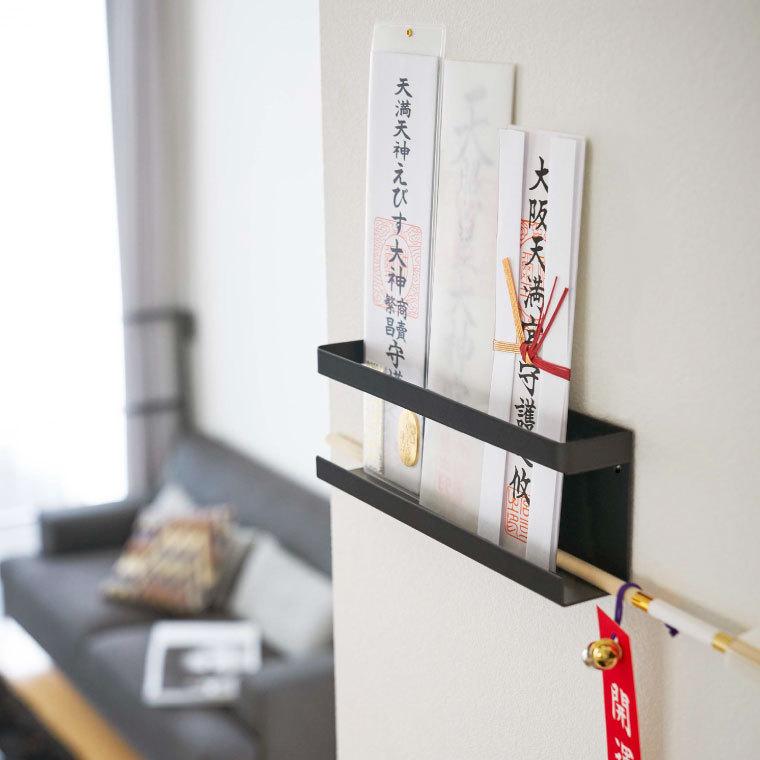tower 山崎実業 神札ホルダー タワー 小物入れ 神棚 公式 ホワイト/ブラック 5024 5025 送料無料 壁掛け シンプル 御札立て 仏壇 仏具 神具 お札 御守り | tower | 04