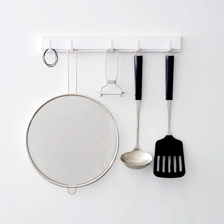 tower 山崎実業 マグネット可動式キッチンツールフック タワー キッチン 公式 ホワイト/ブラック 5022 5023 キッチン収納 磁石 | tower | 05