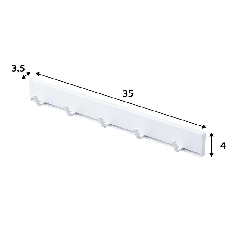 tower 山崎実業 マグネット可動式キッチンツールフック タワー キッチン 公式 ホワイト/ブラック 5022 5023 キッチン収納 磁石 | tower | 08