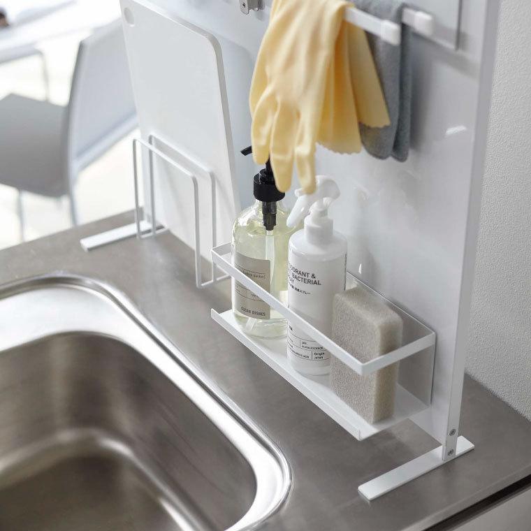 tower 山崎実業 キッチン自立式スチールパネル 縦型 タワー キッチン 公式 ホワイト/ブラック 5124 5125 送料無料 キッチン収納 マグネット | tower | 05