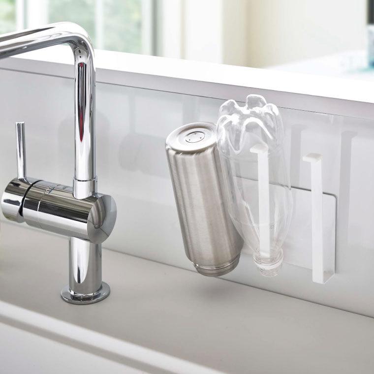 tower 山崎実業 マグネットグラス＆ボトルホルダー タワー キッチン