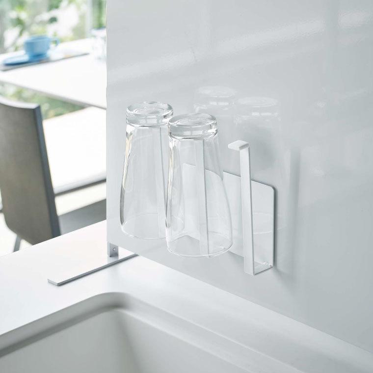 tower 山崎実業 マグネットグラス＆ボトルホルダー タワー キッチン