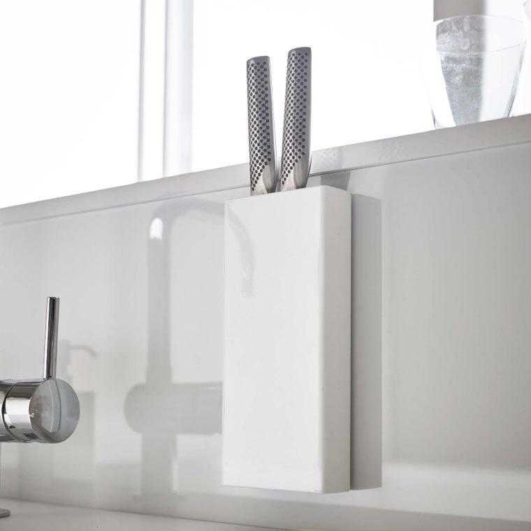 tower 山崎実業 マグネット包丁スタンド タワー キッチン 公式 ホワイト/ブラック 5148 5149 送料無料 包丁 スタンド 収納 壁 包丁スタンド ほうちょう | tower | 02