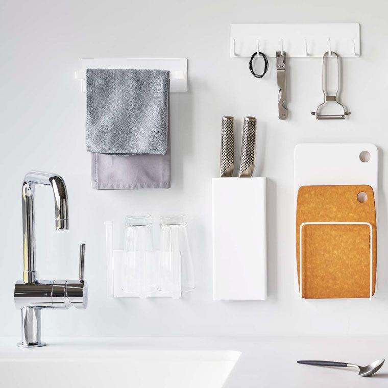 tower 山崎実業 マグネット包丁スタンド タワー キッチン 公式 ホワイト/ブラック 5148 5149 送料無料 包丁 スタンド 収納 壁 包丁スタンド ほうちょう | tower | 06