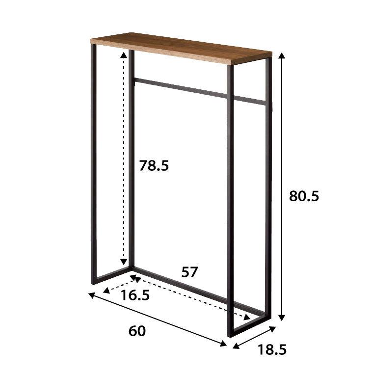 tower 山崎実業 コンソールテーブル タワー インテリア 公式 ホワイト/ブラック 5164 5165 送料無料 ハイスタンド 棚 壁 コンソール サイドテーブル | tower | 08