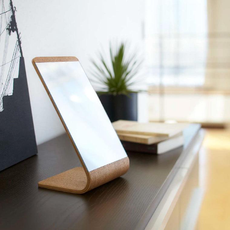 RIN（山崎実業） RIN 山崎実業 スタンドミラー リン 公式 ブラウン