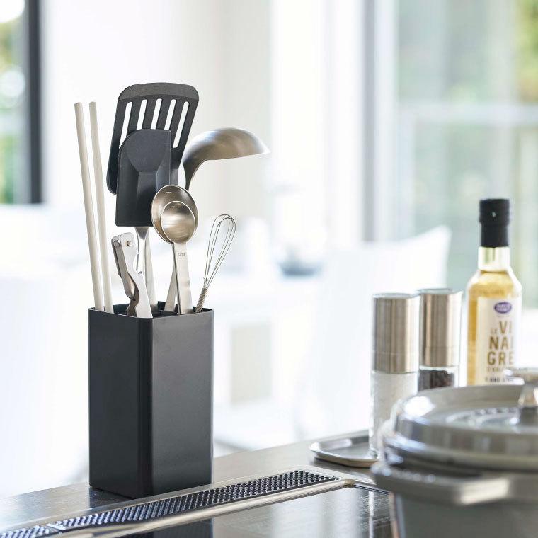 tower 山崎実業 蓋付きカトラリースタンド タワー キッチン 公式