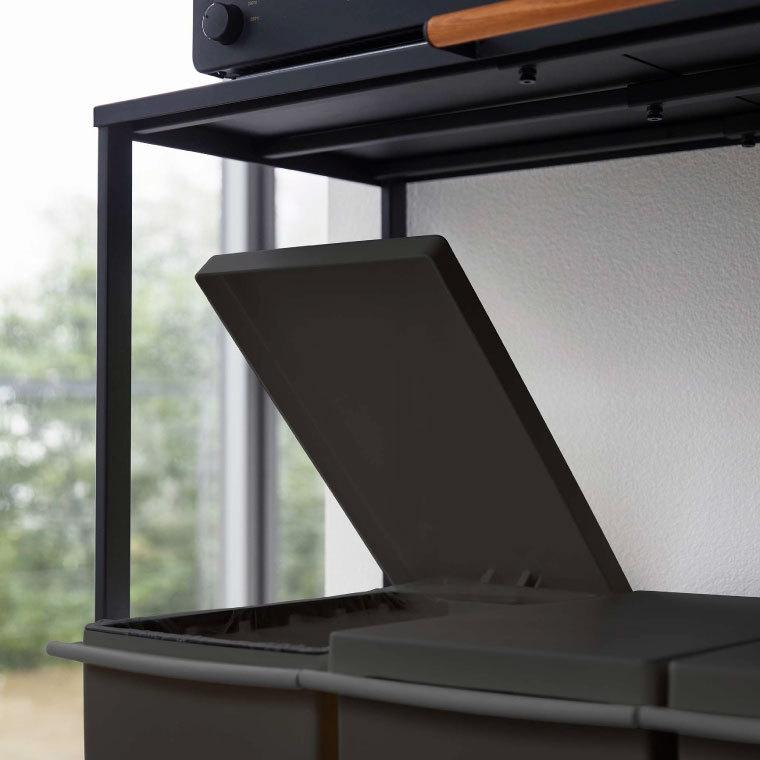 【tower】 山崎実業 ゴミ箱上ラック 電子レンジラック ブラック 送料込み 楽天市場】【10月限定エントリーでP5倍】[ ゴミ箱上ラック