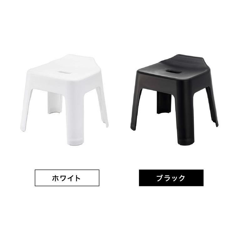 tower 山崎実業 引っ掛け風呂イス タワー お風呂 公式 SH30 ホワイト/ブラック 5526 5527 送料無料 / 風呂イス バスチェア 風呂いす 風呂椅子 収納 | tower | 14