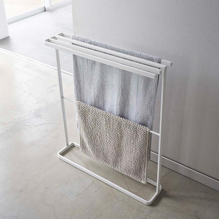 tower 山崎実業 横から掛けられるバスタオルハンガー タワー 洗濯 公式