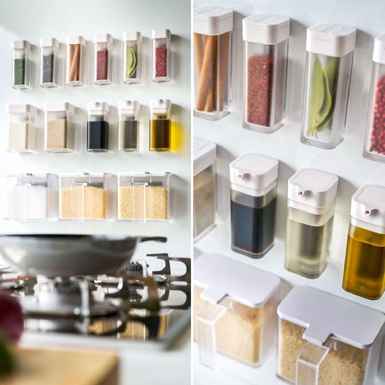 tower 山崎実業 マグネットスパイスボトル タワー キッチン 公式 3個