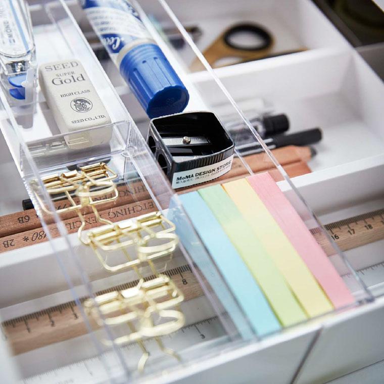 tower 山崎実業 伸縮＆スライド デスクトレー タワー 公式 2個セット