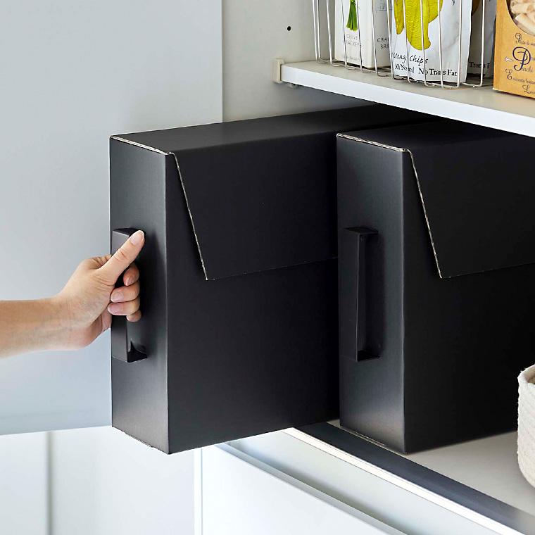 tower 山崎実業 カセットコンロ収納ボックス タワー 公式 2個組