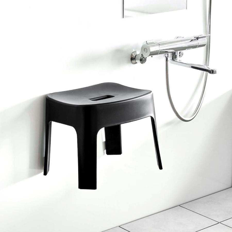 tower 山崎実業 マグネット風呂イス タワー お風呂 公式 SH25 ホワイト/ブラック 6925 6926 送料無料 / 座面25cm バスチェアバスルーム | tower | 03