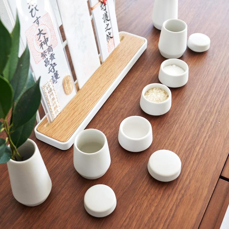 tower 山崎実業 神具 タワー 神棚 公式 7点セット ホワイト 8189 送料