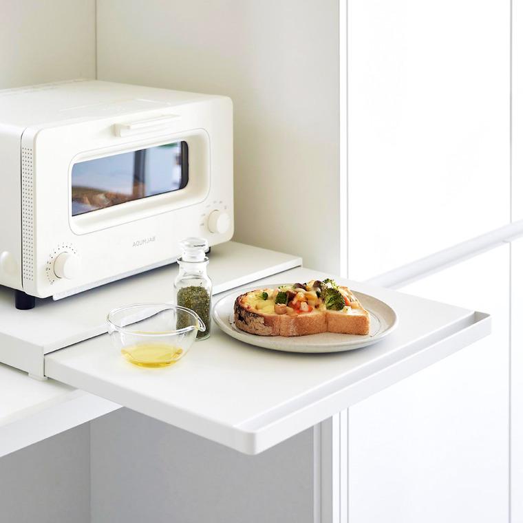 tower 山崎実業 キッチン家電下スライドテーブル タワー キッチン 公式