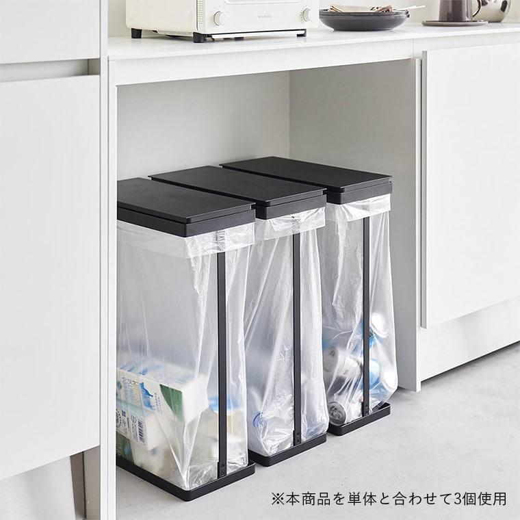 tower 山崎実業 スリム蓋付き分別ゴミ袋ホルダー タワー ゴミ箱 公式