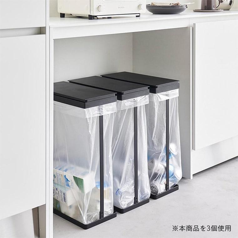tower 山崎実業 スリム蓋付き分別ゴミ袋ホルダー タワー ゴミ箱 公式